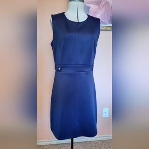 Michael Kors Navy Blue Sleeveless Dress